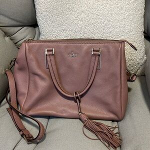 Kate Spade Dusty Rose Leather Crossbody Handbag